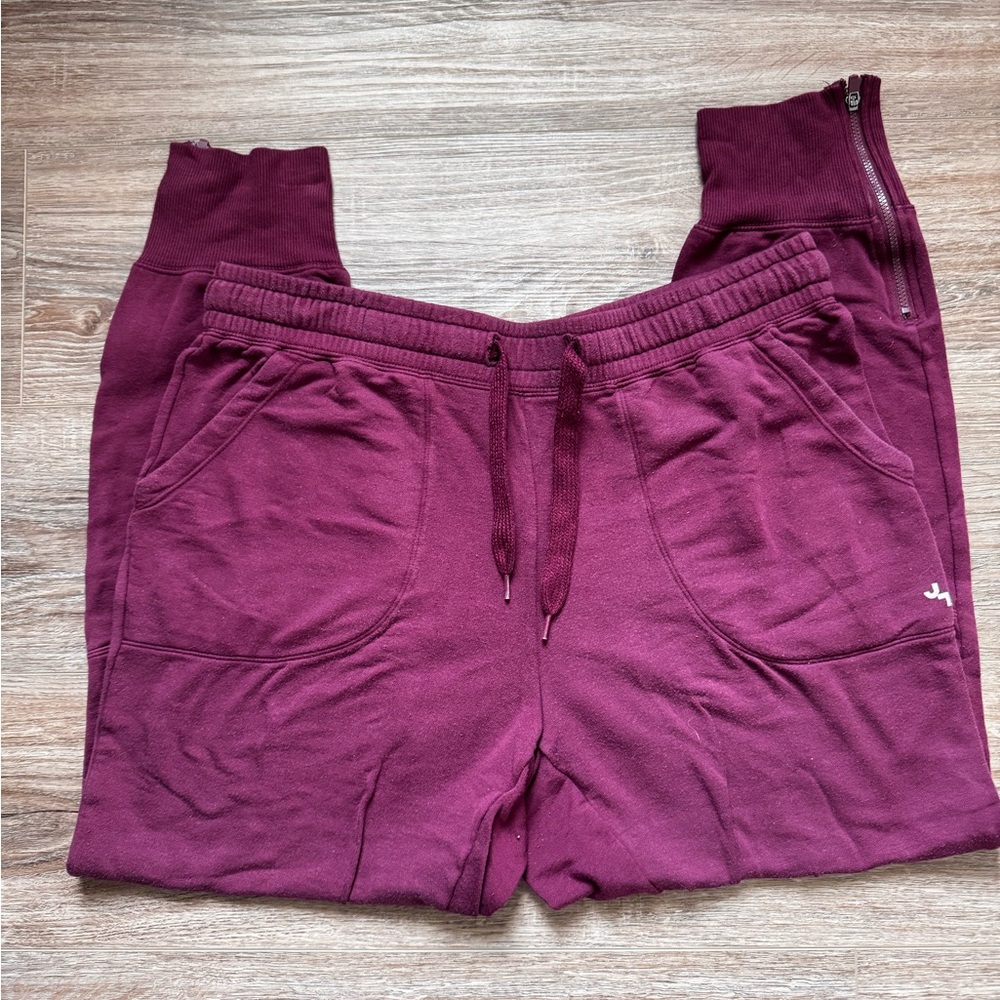 Joy Lab Maroon Joggers Size Large